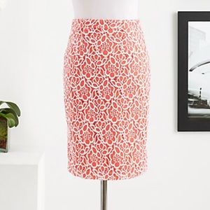Elise Embroidered Pencil Skirt